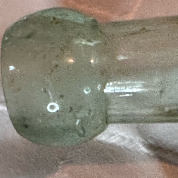 Antique 1800s Light Green Torpedo Bottle - Picture 7 of 9